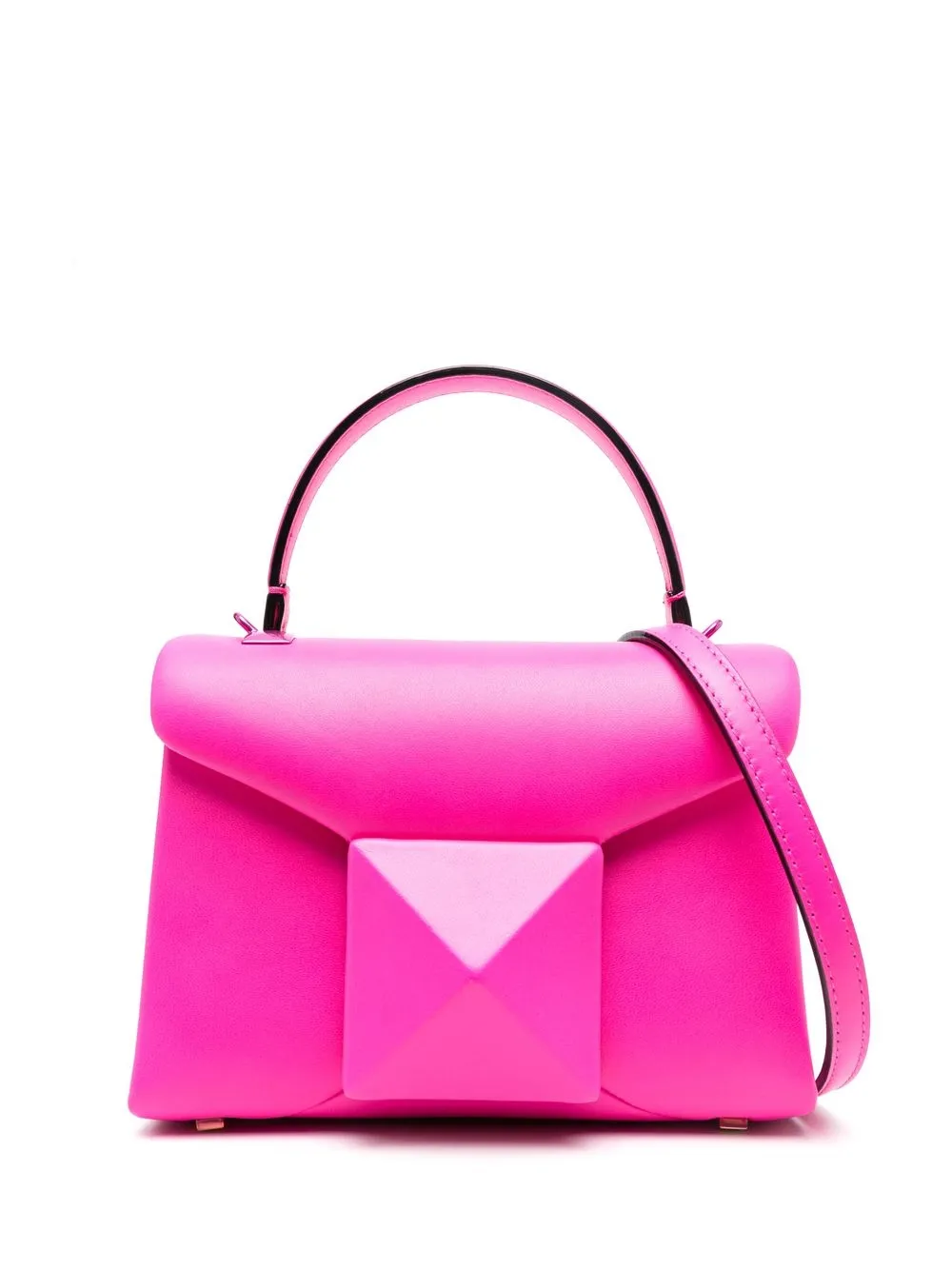

Valentino Garavani Roman Stud quilted leather tote bag - Pink