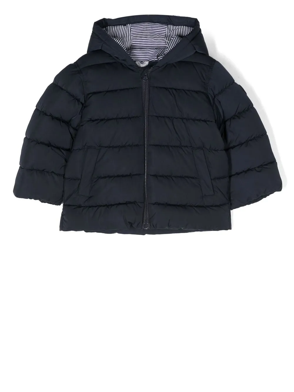 

Petit Bateau padded hooded jacket - Blue