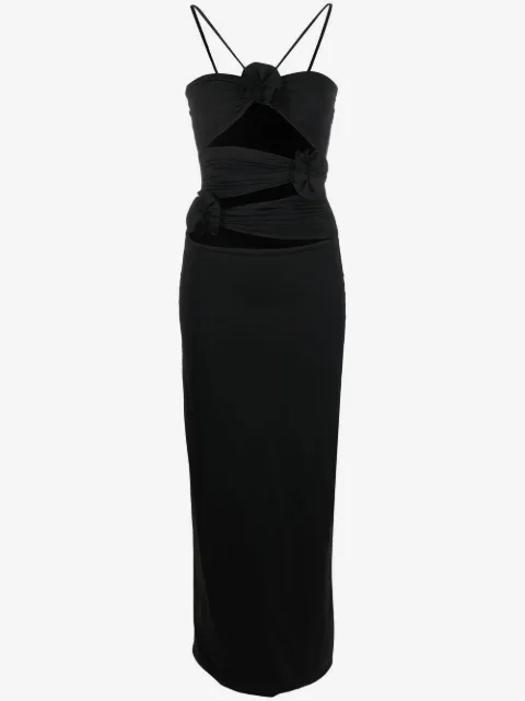 Maygel Coronel cut-out midi dress