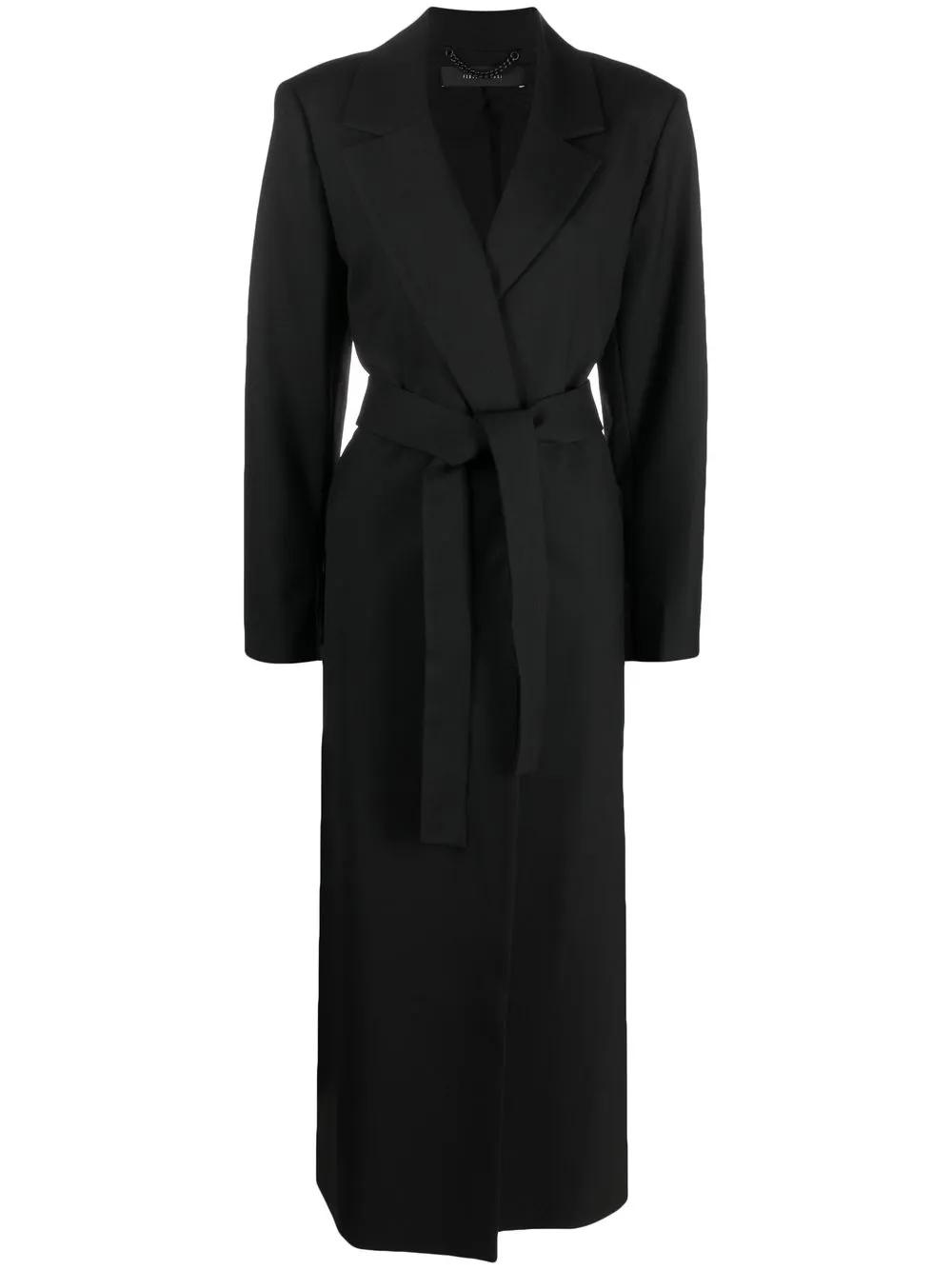 

Federica Tosi belted single-breasted coat - Black