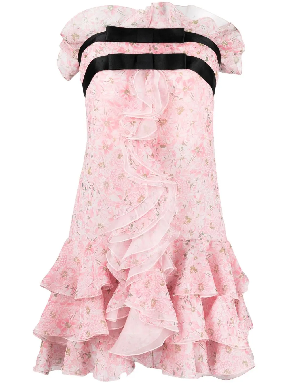 

Giambattista Valli floral-print minidress - Pink