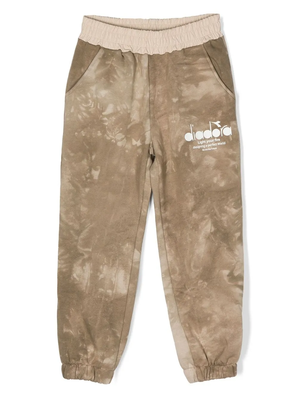 

Diadora Junior pants con logo estampado - Neutro