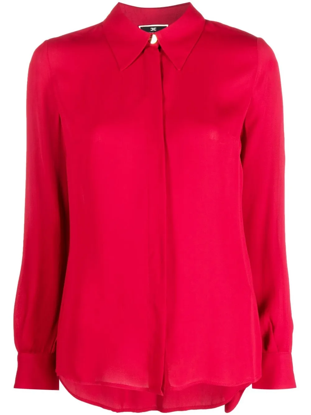 

Elisabetta Franchi long-sleeve button-fastening shirt - Red