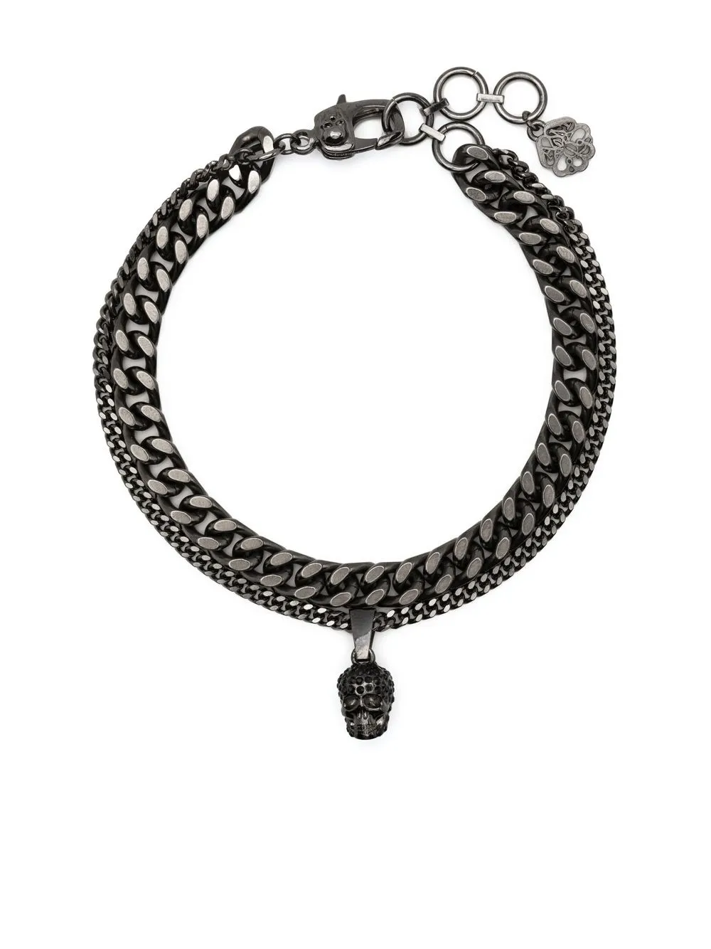 

Alexander McQueen skull-charm chain bracelet - Silver