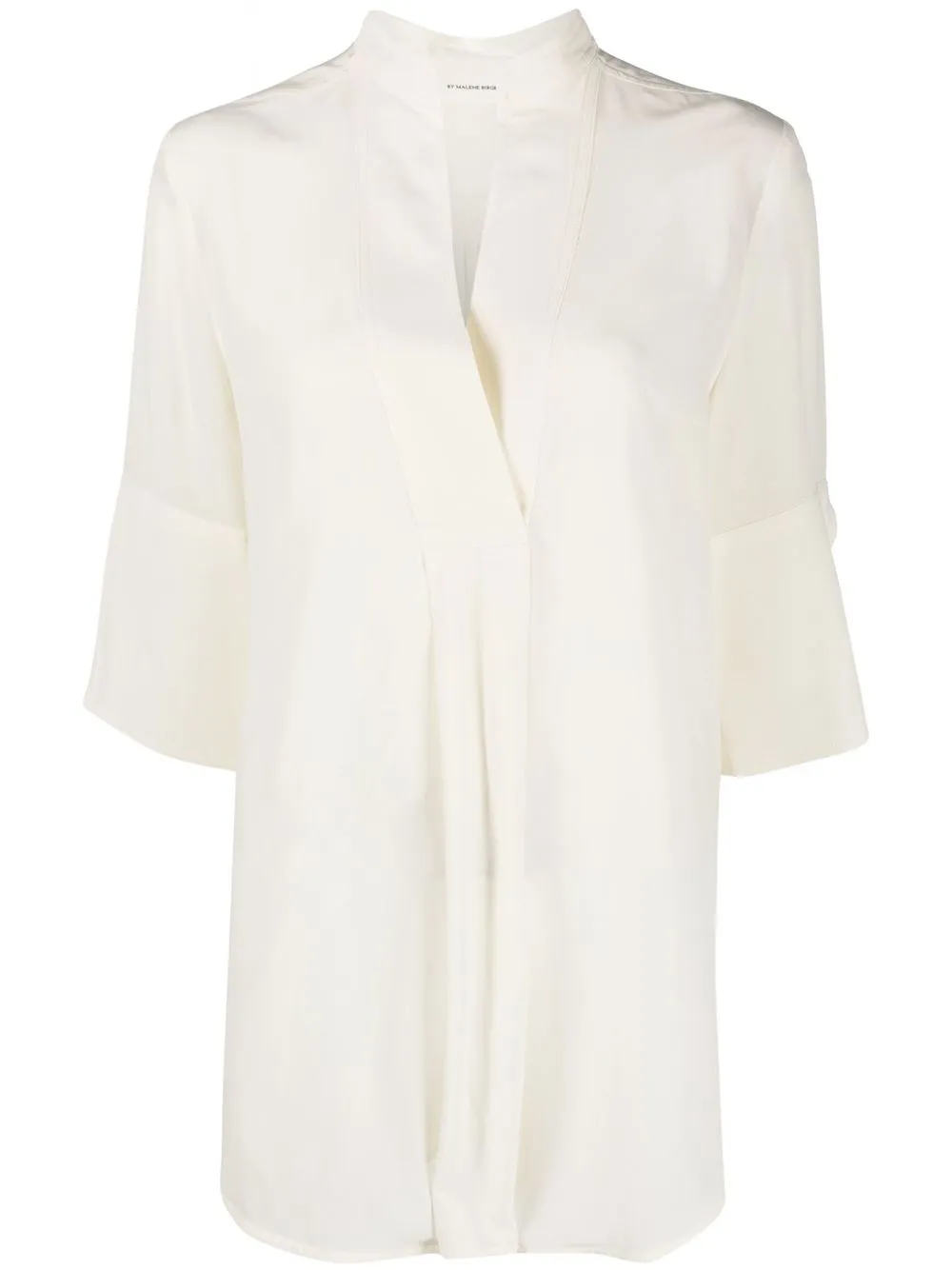 

By Malene Birger blusa con mangas acortadas - Blanco