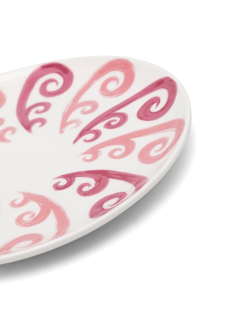 Shop Themis Z Gr Athenee Peacock Dessert Plate In White