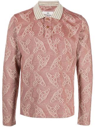 Vivienne westwood long outlet sleeved polo shirt