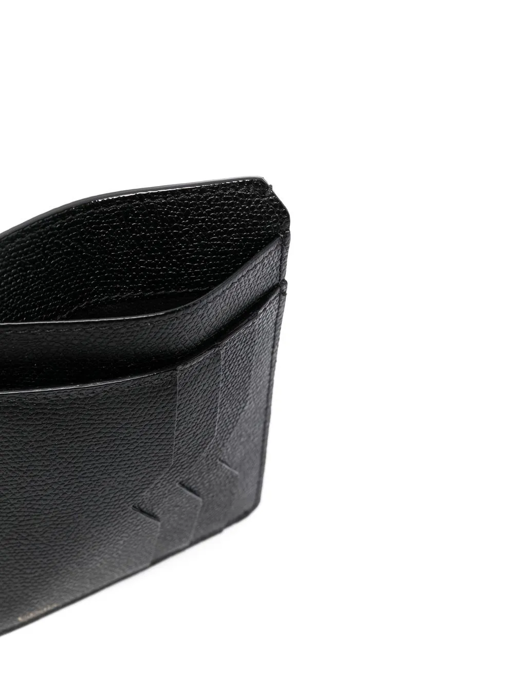  Valextra Tarjetero Con Logo Estampado - Negro 