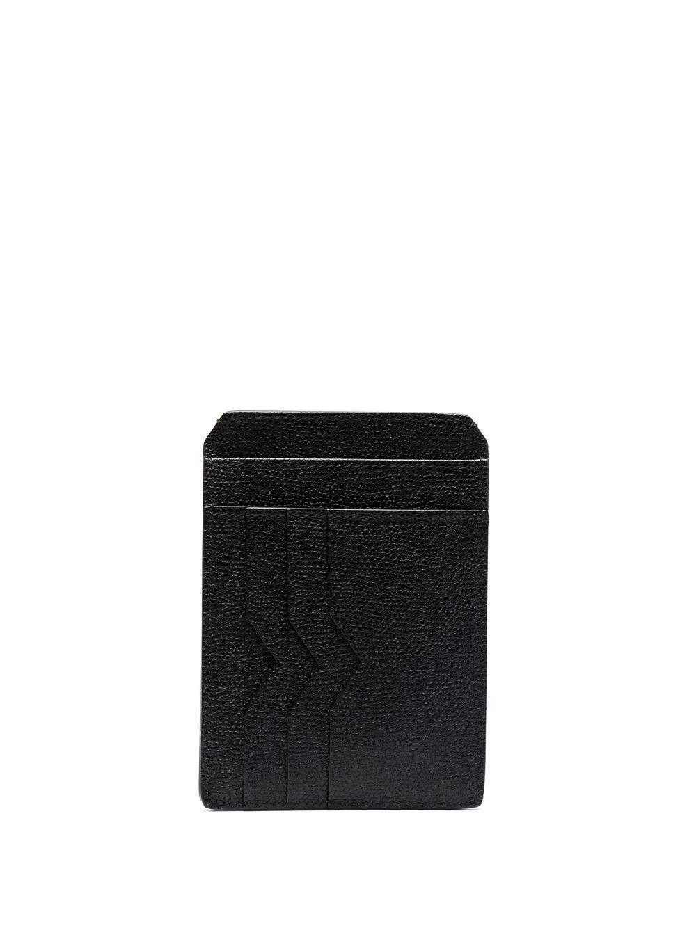  Valextra Tarjetero Con Logo Estampado - Negro 