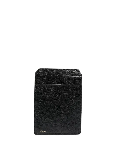 Valextra logo-print leather cardholder 
