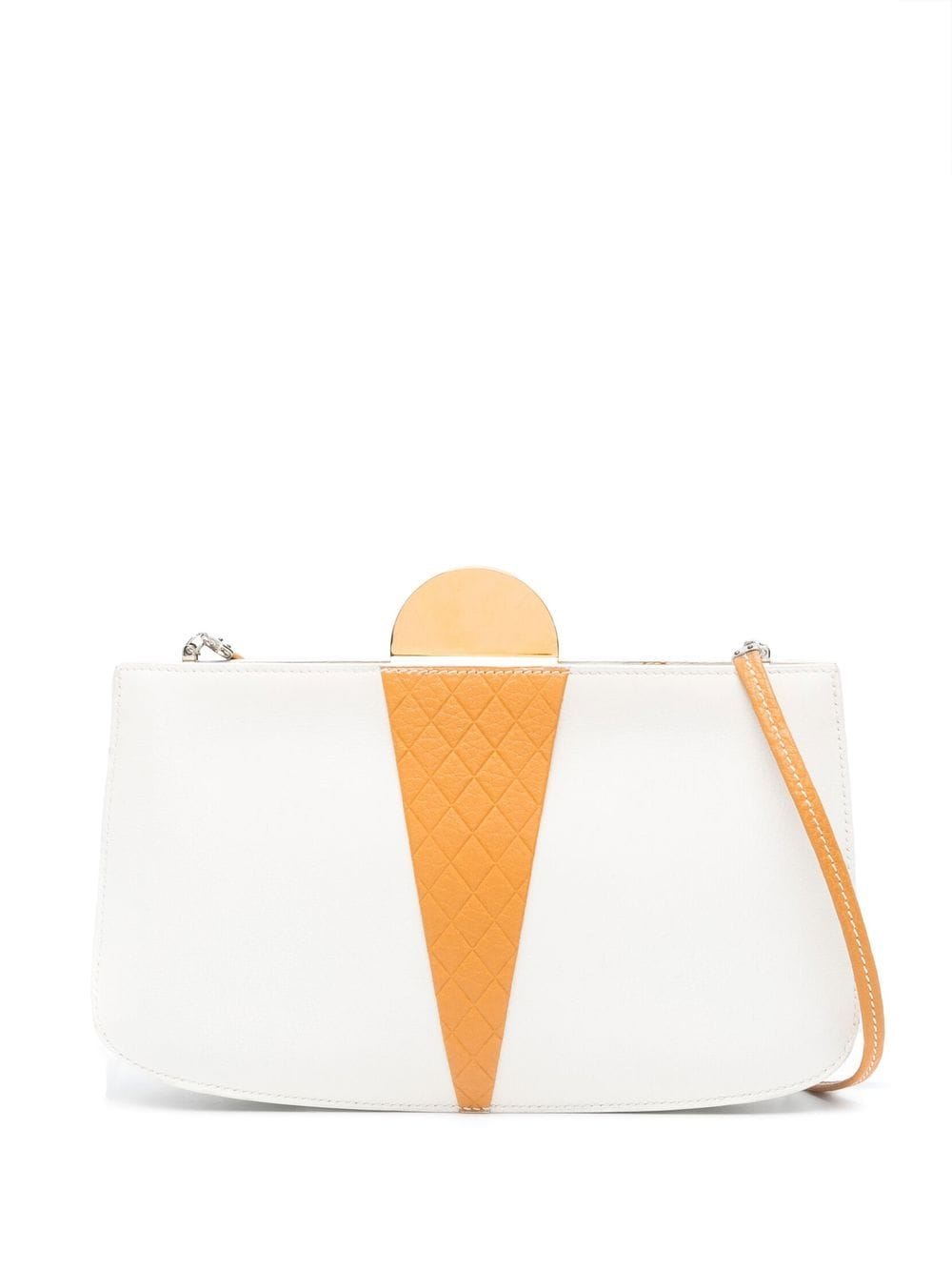 Pre-owned Hermes 1994  Sac A Malice Ice Cream Shoulder Bag In White