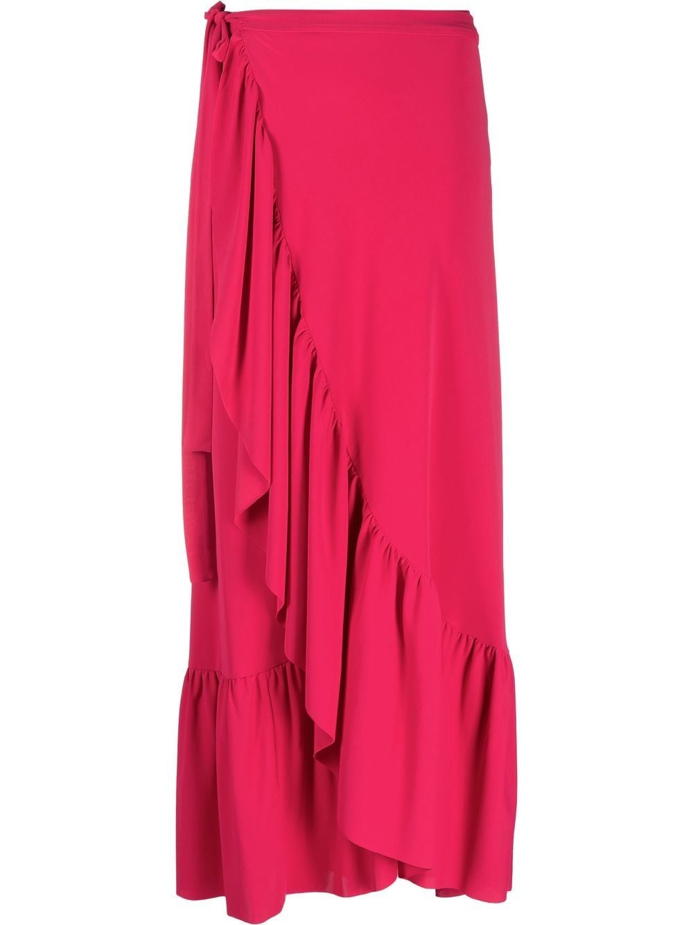 Shop Eres Julia Ruffled Wrap Skirt In Pink