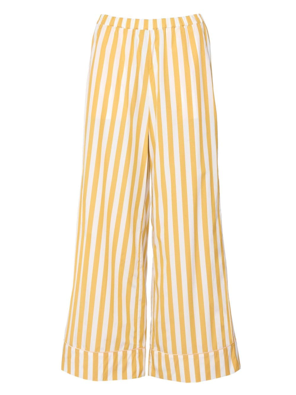 Shop Eres Marmelade Stripe-print Trousers In Yellow