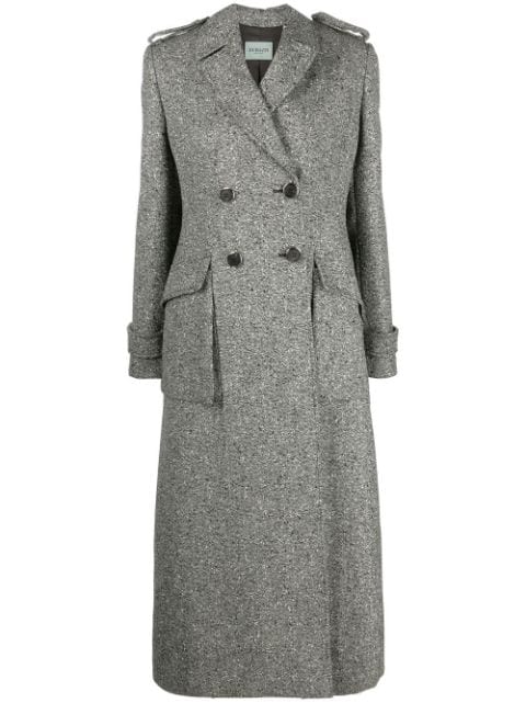 Durazzi Milano  double-breasted wool duster coat