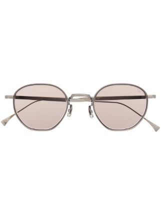 Eyevan7285 engraved-detail round-frame Sunglasses - Farfetch