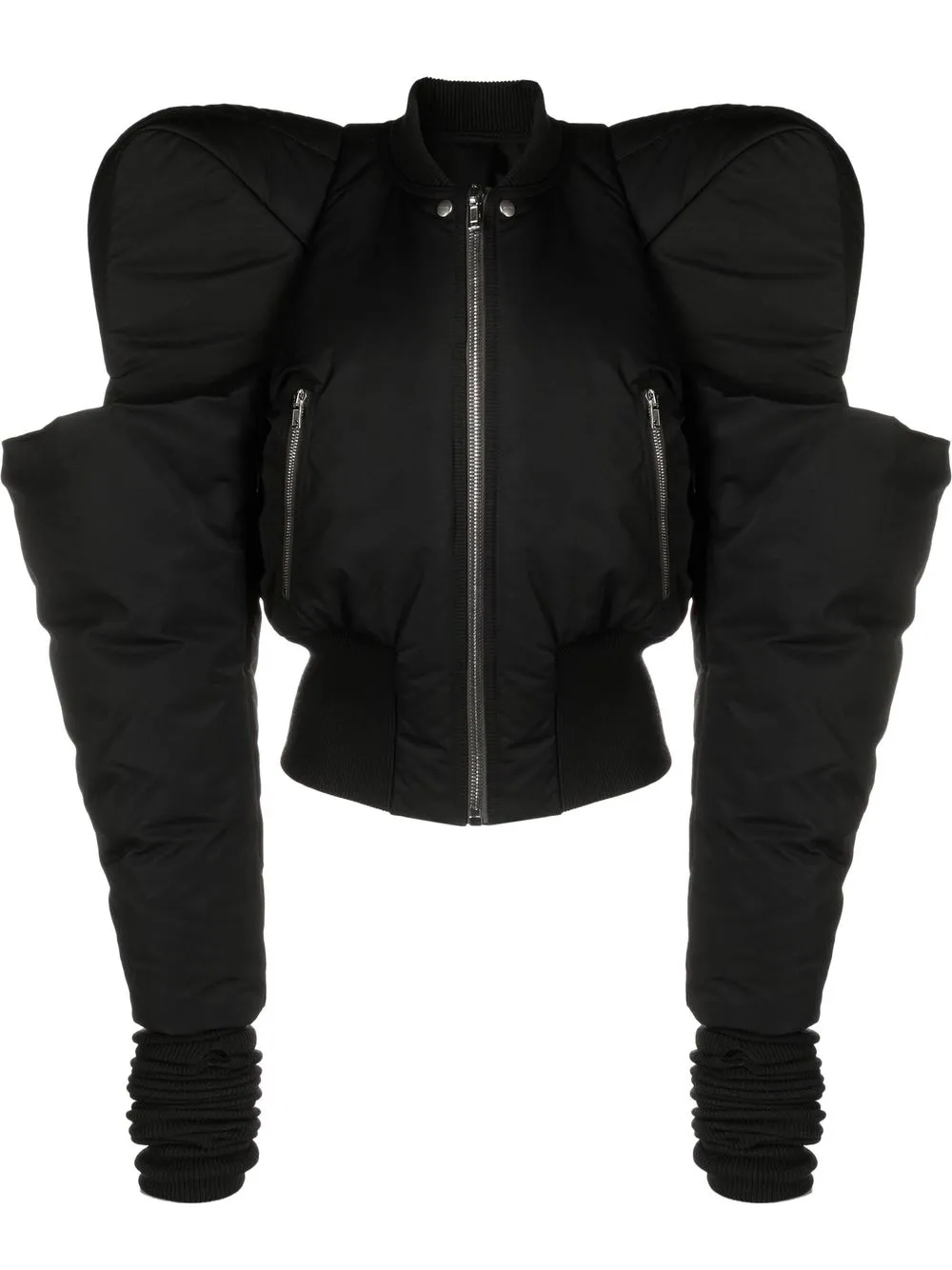 

Rick Owens Alice puff-sleeve bomber jacket - Black