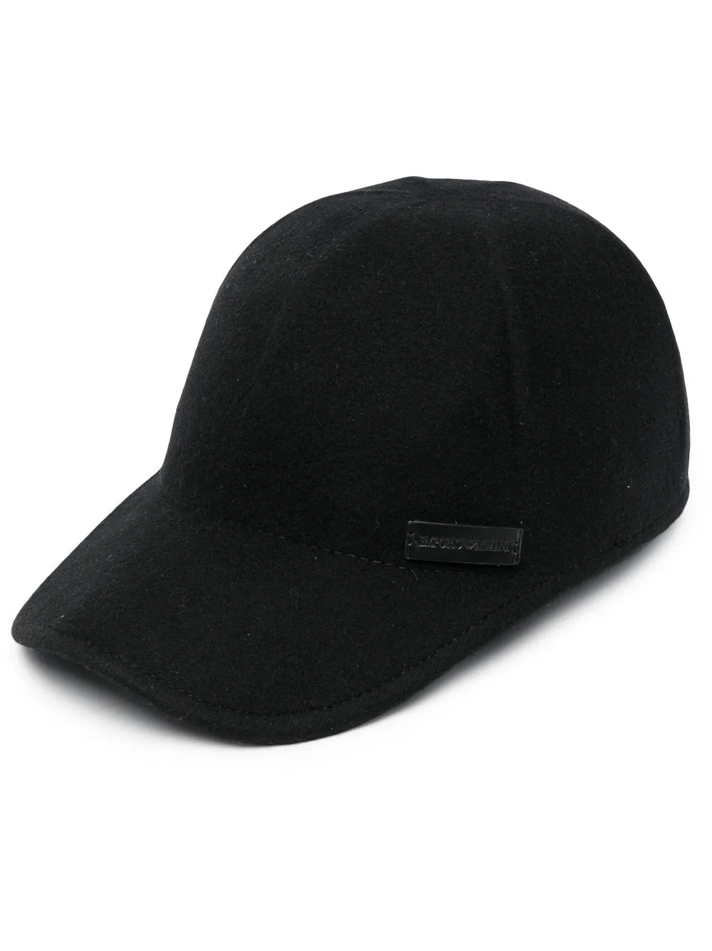 

Emporio Armani logo-patch baseball cap - Black