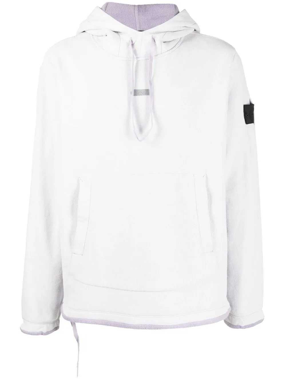 

Stone Island Shadow Project graphic-print drawstring hoodie - Purple