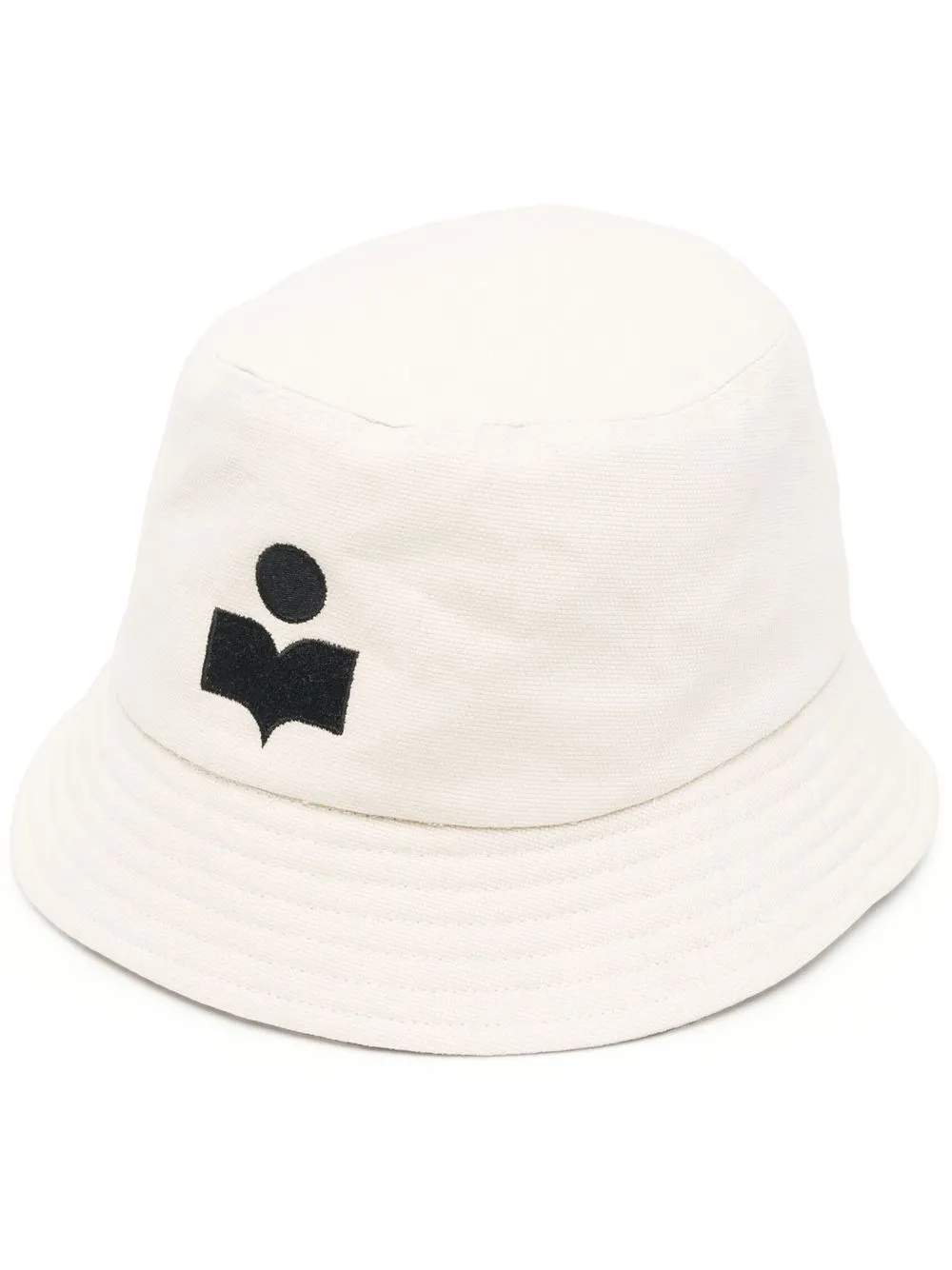 

Isabel Marant embroidered logo bucket hat - Neutrals