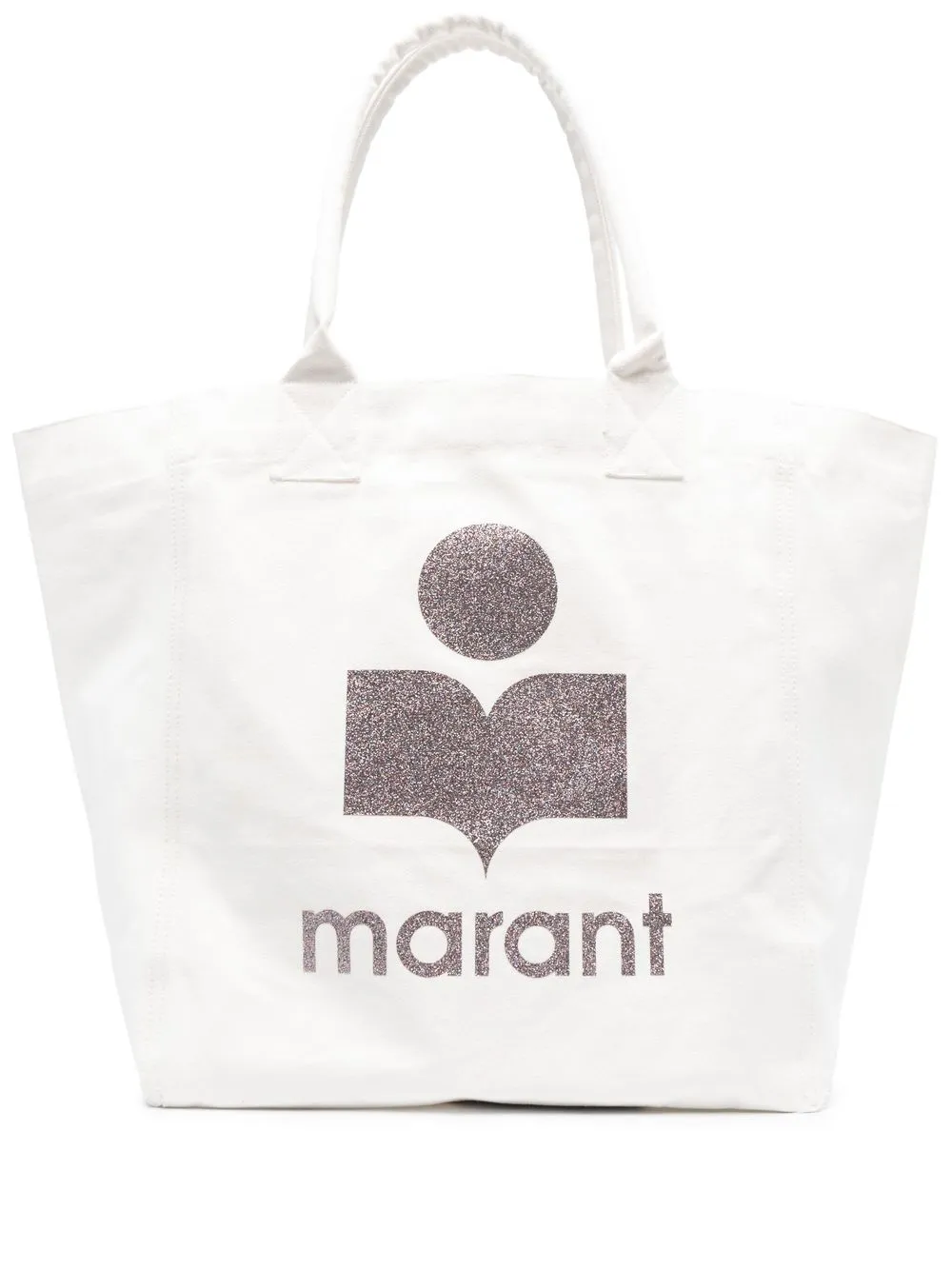 

Isabel Marant logo-print tote bags - White