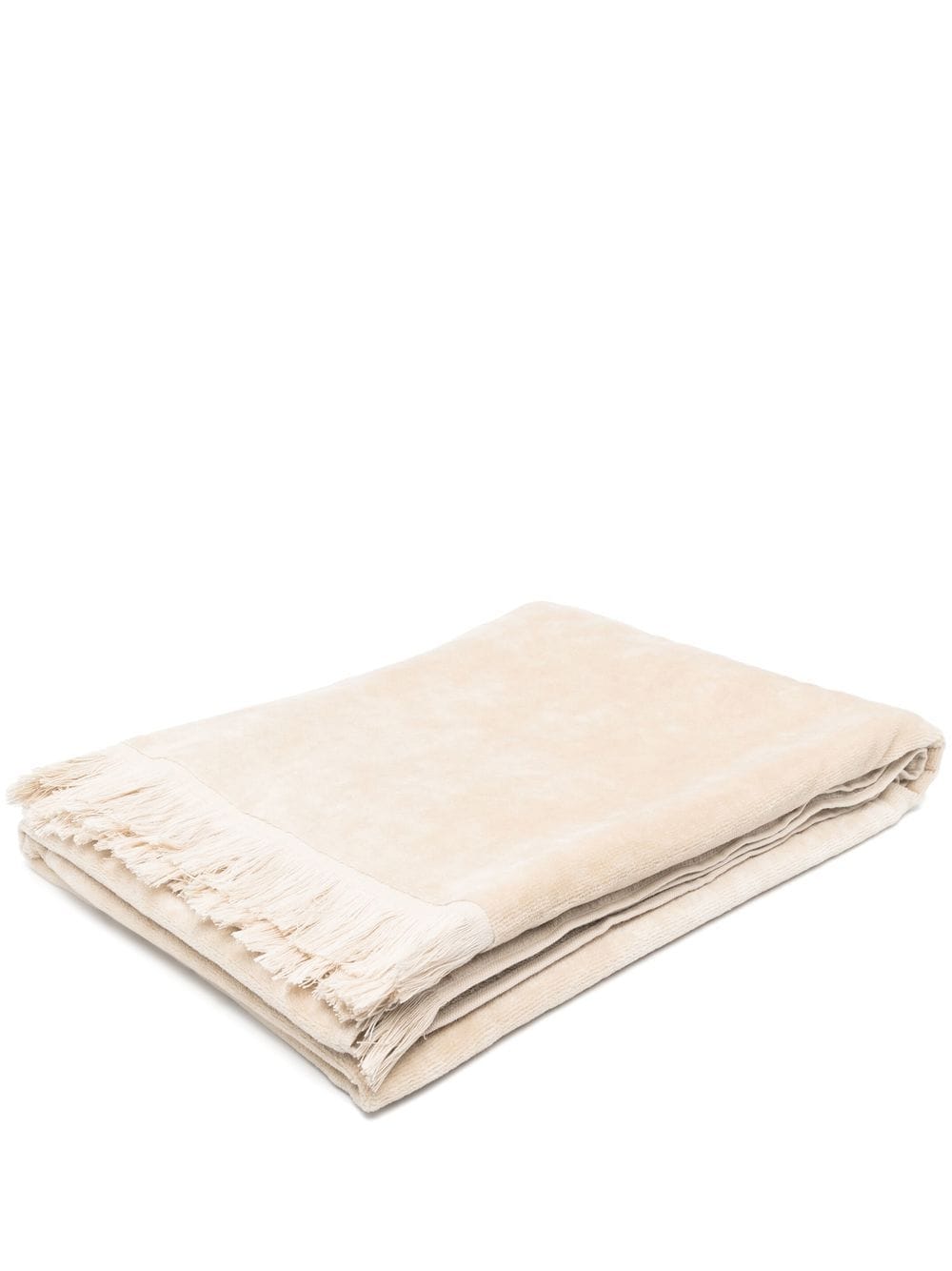 Isabel Marant Logo-print Bath Towel In 中性色