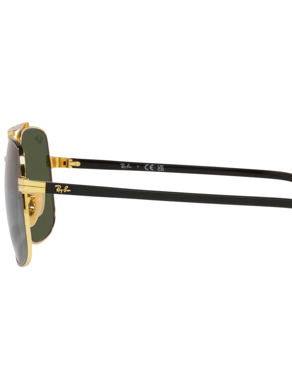 Ray-Ban Zonnebril met piloten montuur Goud