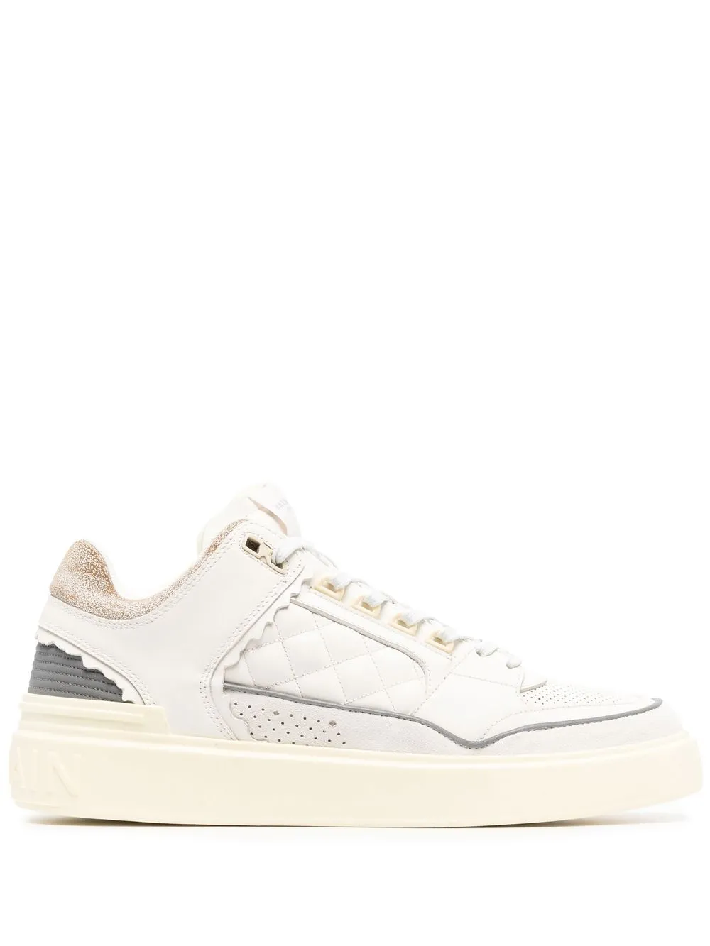 

Balmain B-Court leather sneakers - White