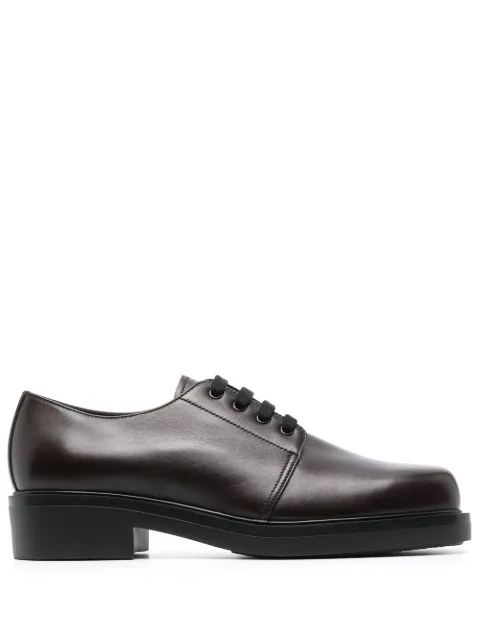 Prada leather derby shoes