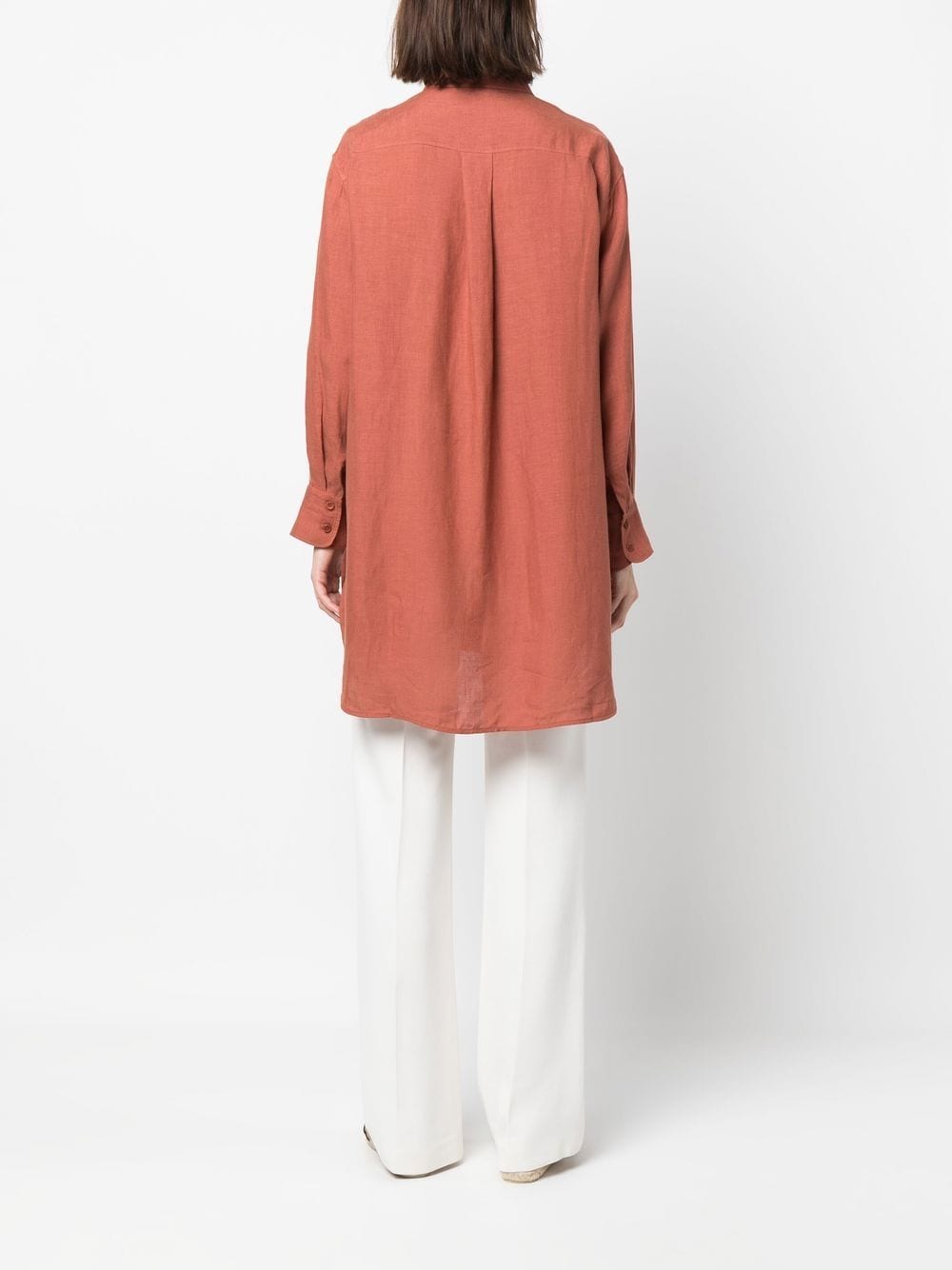 Shop Eres Mignonnette Elongated Shirt In Brown