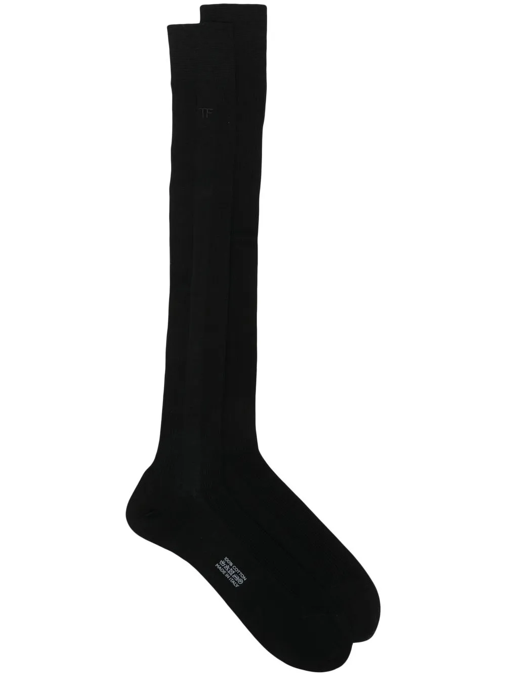 

TOM FORD embroidered-logo socks - Black