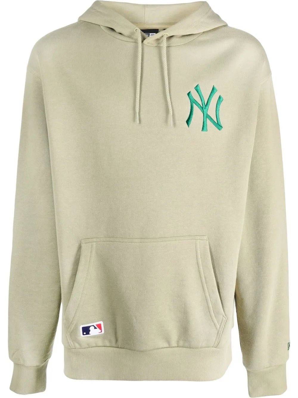 

NEW ERA CAP embroidered logo hoodie - Green