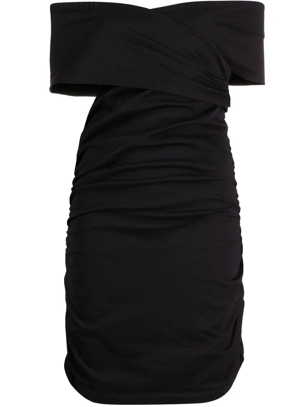 

MSGM vestido con hombros descubiertos - Negro