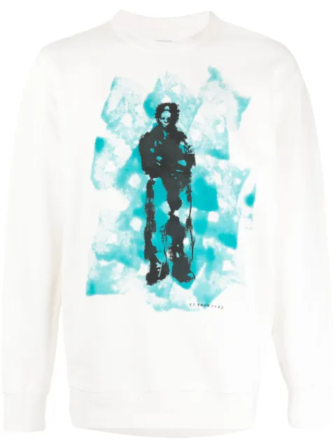 C.P. Company sudadera con estampado gráfico