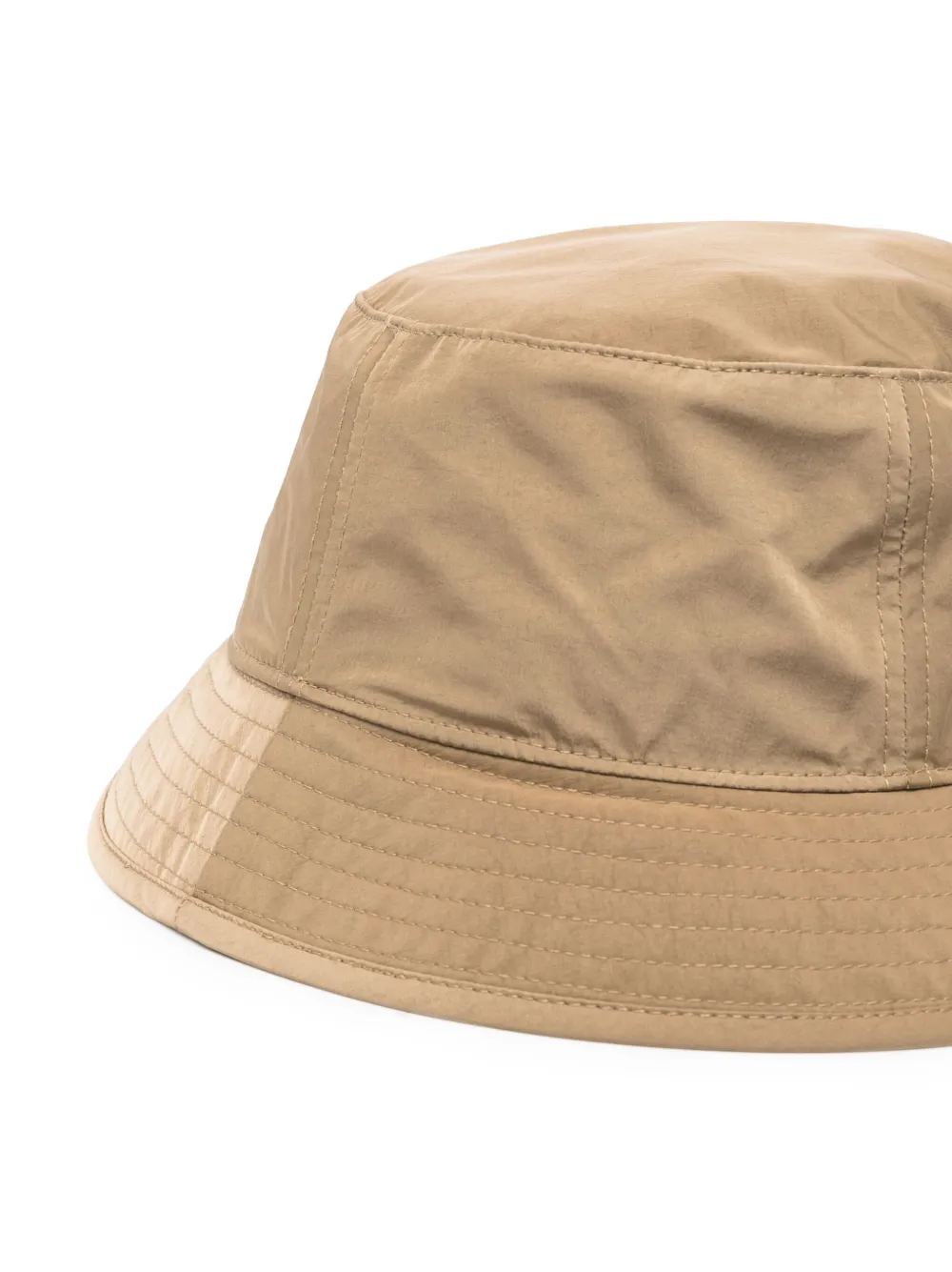 Shop C.p. Company Embroidered-logo Bucket Hat In Braun