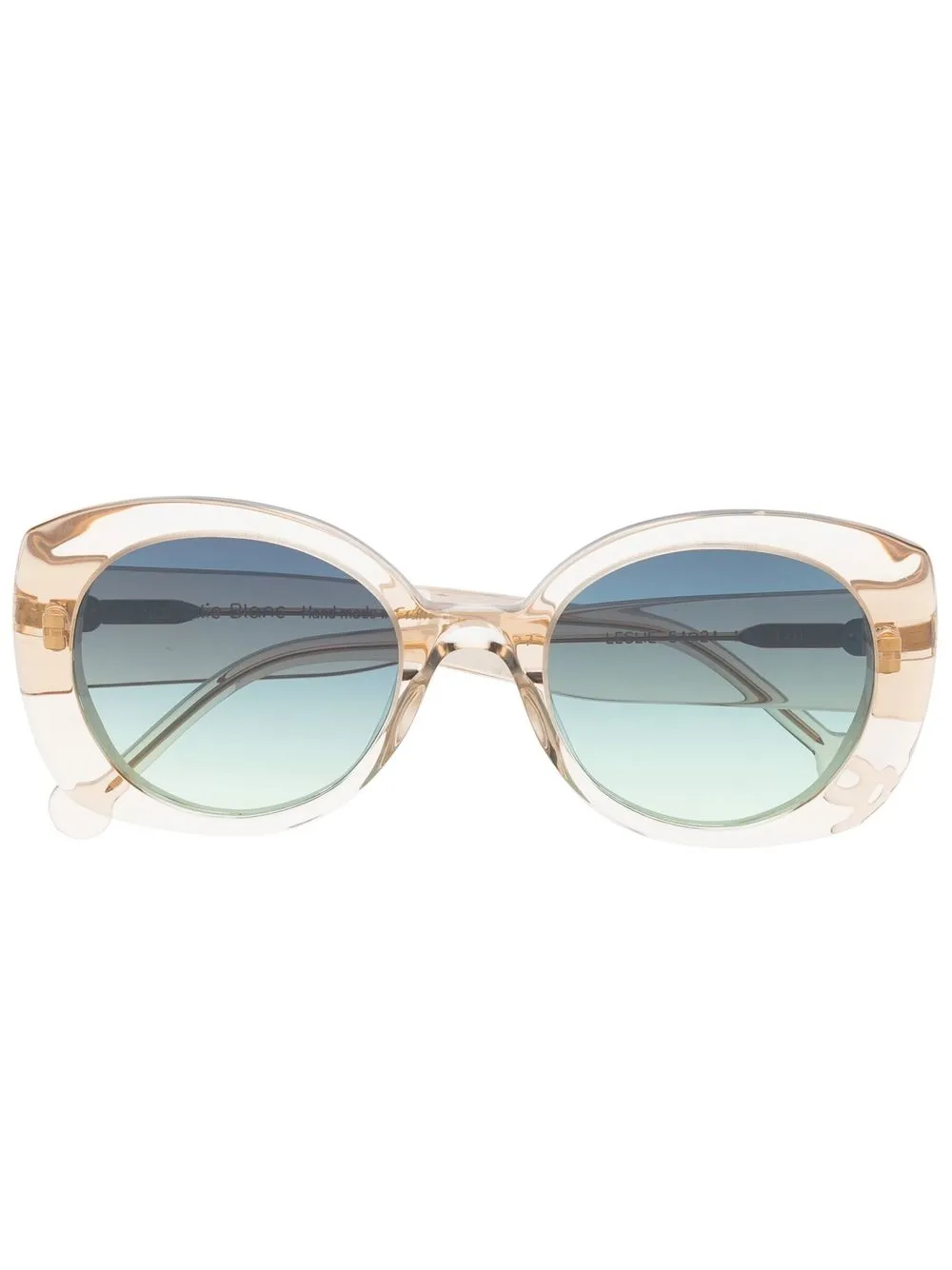 

NATHALIE BLANC PARIS Leslie cat-eye frame sunglasses - Neutrals