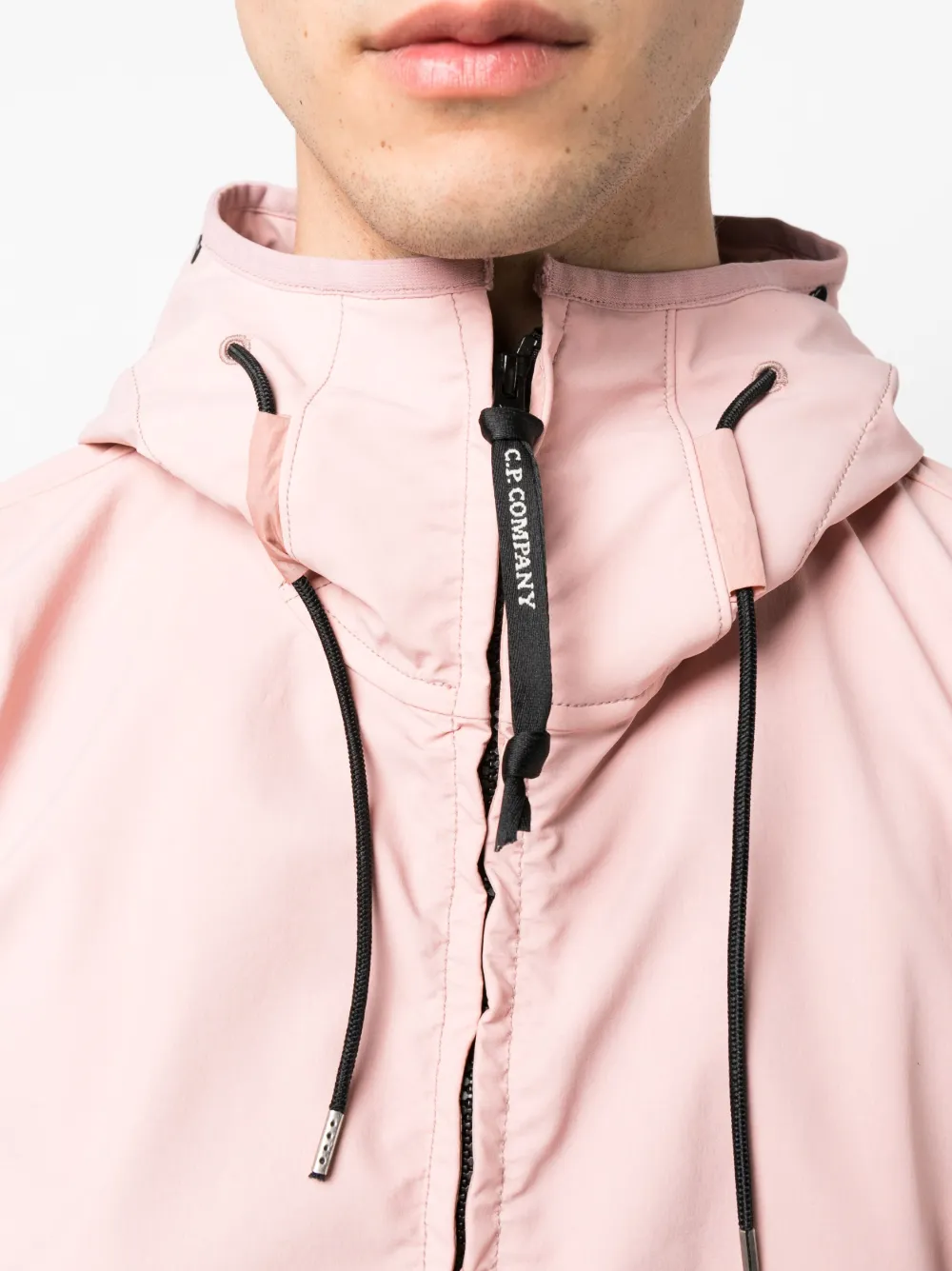 C.P. Company ジップアップ フーデッドジャケット | ピンク | FARFETCH JP