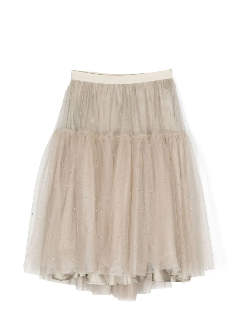 

Bonpoint glitter-detail midi tutu skirt - Grey