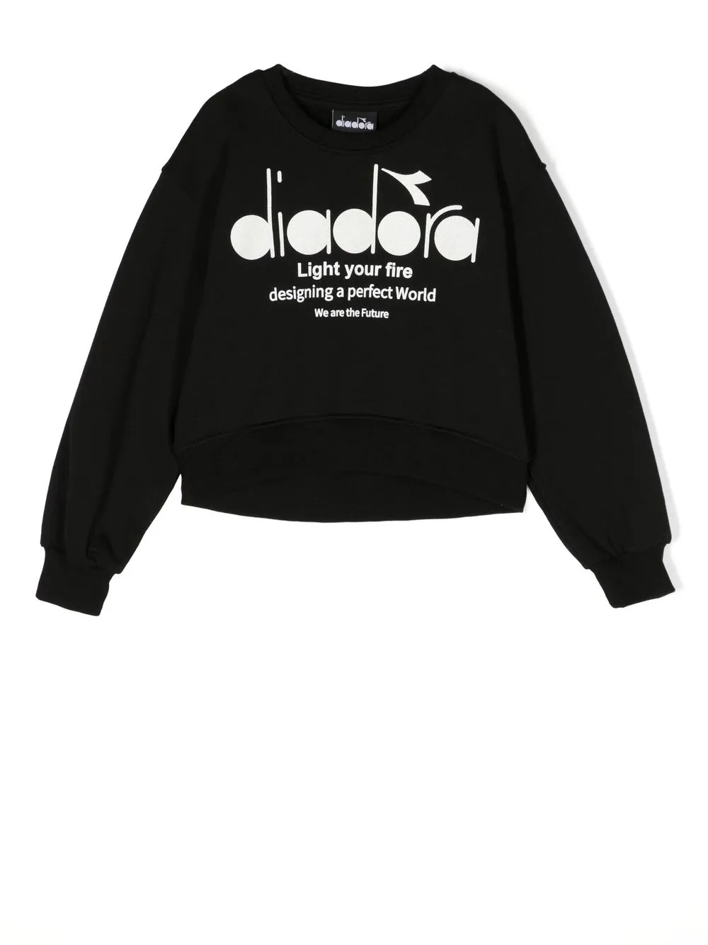 

Diadora Junior logo-print sweatshirt - Black