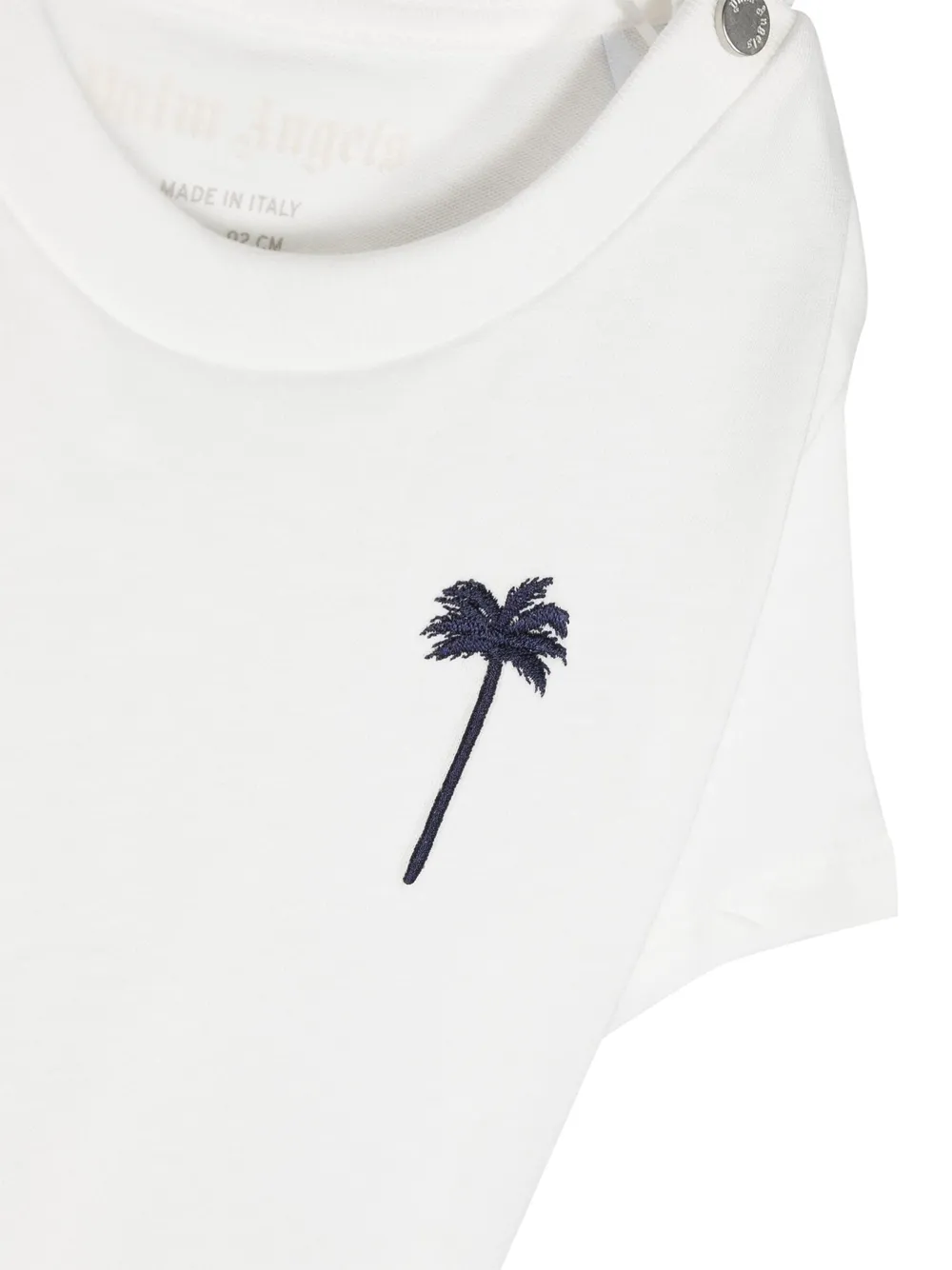 Palm Angels Short-sleeve Cotton T-shirt Set In Blau