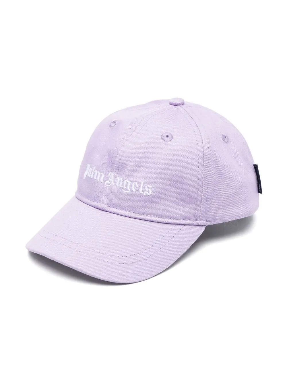 Palm Angels Kids' Logo-embroidered Baseball Cap In Purple