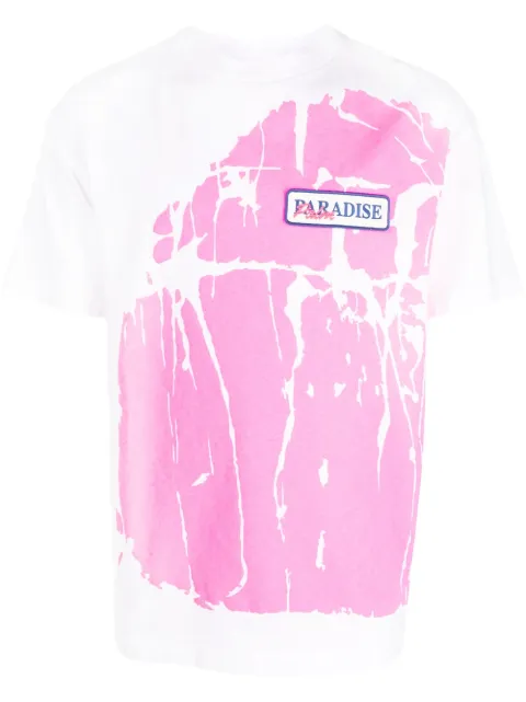 logo-patch cotton T-shirt