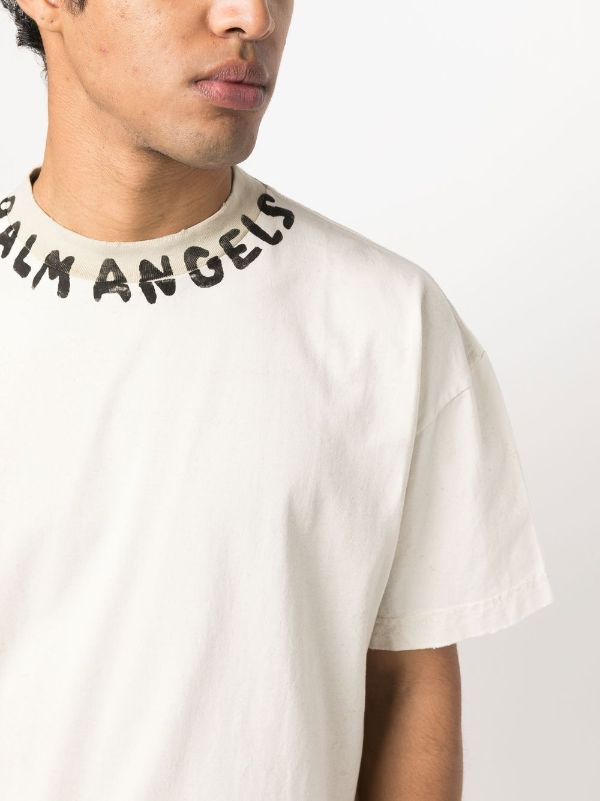 Palm Angels Logo Cotton T-Shirt