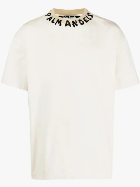 Palm Angels Katoenen T-shirt met logoprint
