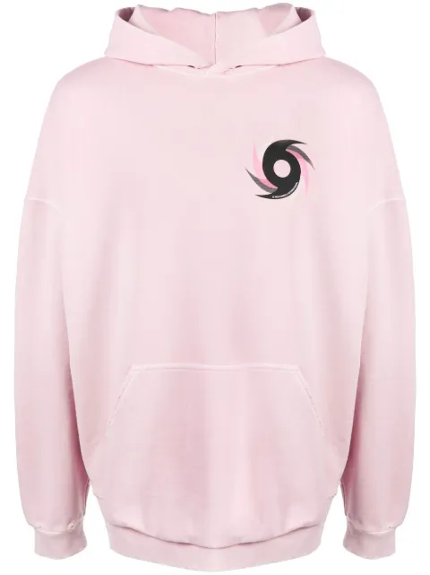 Palm Angels Hurricane Devore-print hoodie