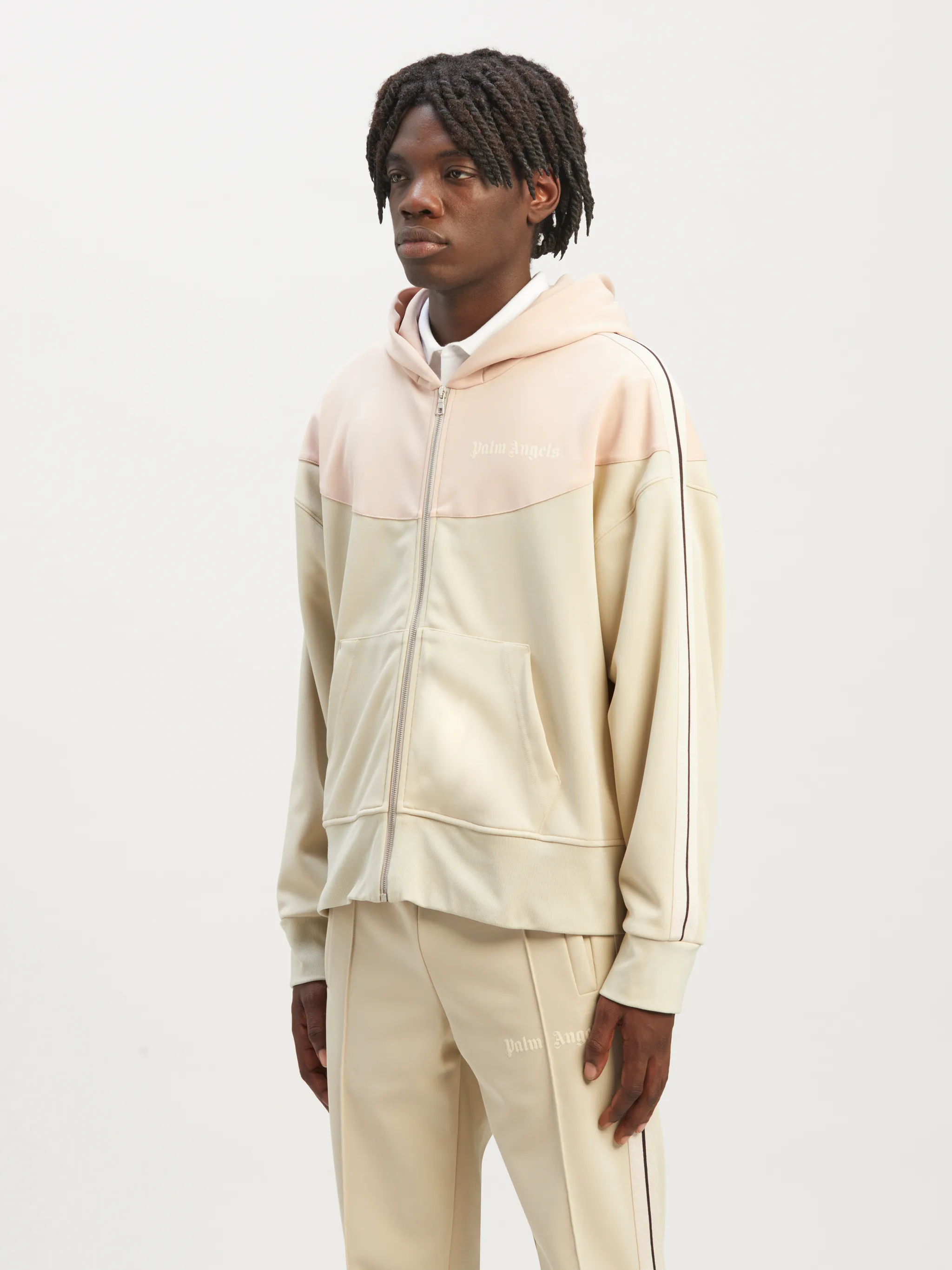 Two Tone Hoody Track Jaket