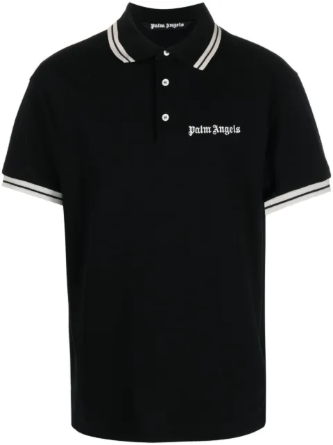 embroidered-logo polo shirt