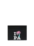 Palm Angels graphic-print cardholder - Black