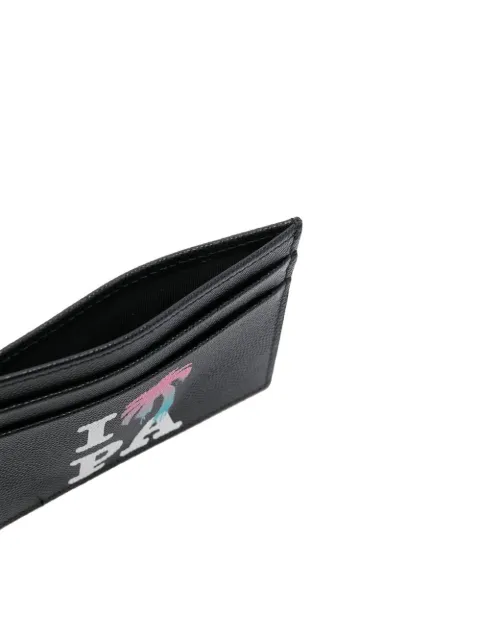 Palm Angels graphic-print cardholder PMND008S23LEA0011084 - 2