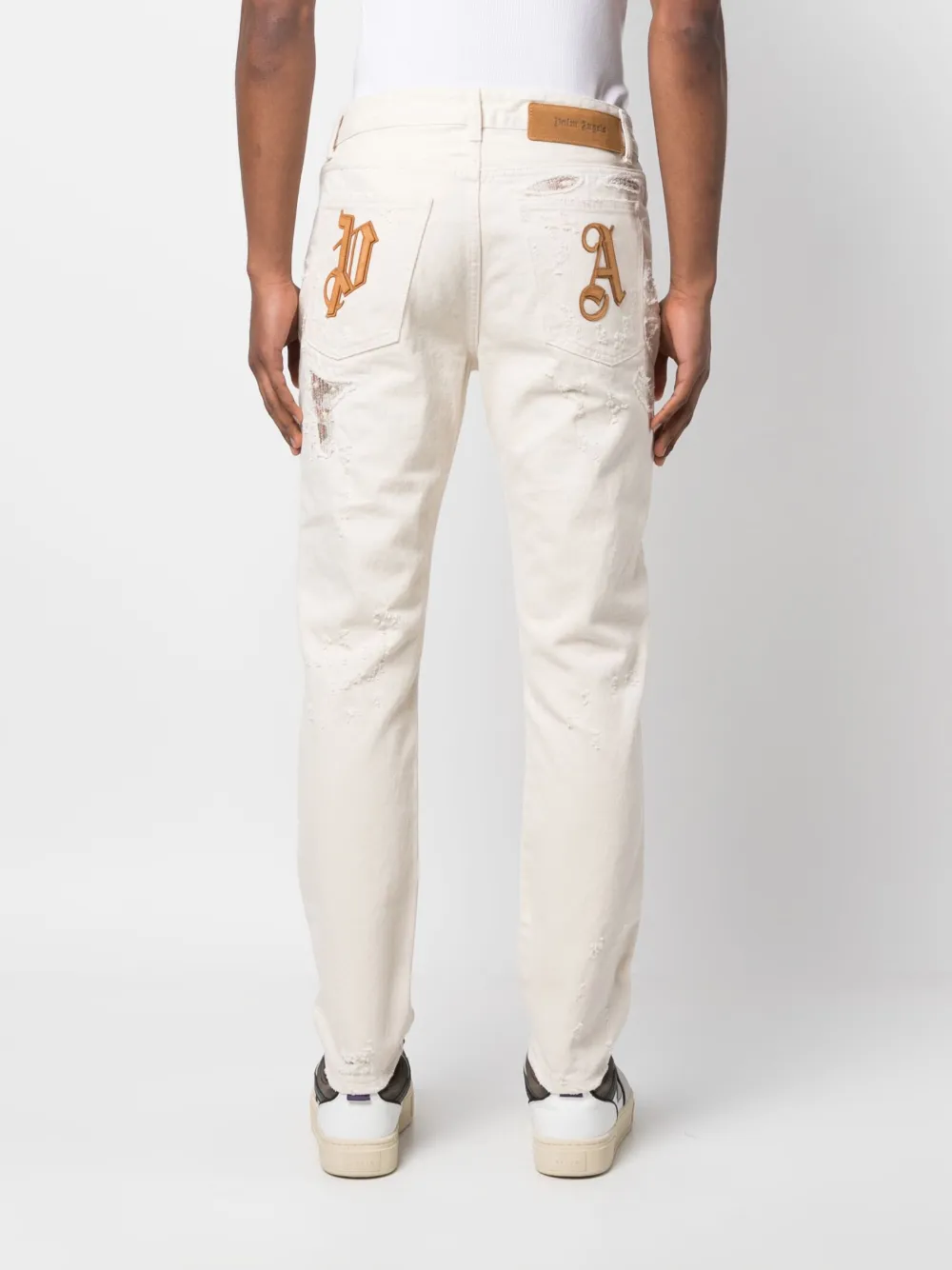 Palm Angels Animalier Patch Reg 5 Pkts In Neutrals