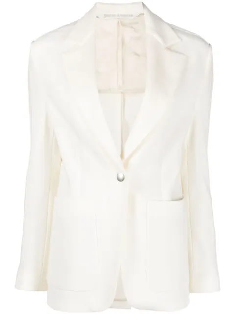 Palm Angels side-stripe notched-lapels blazer